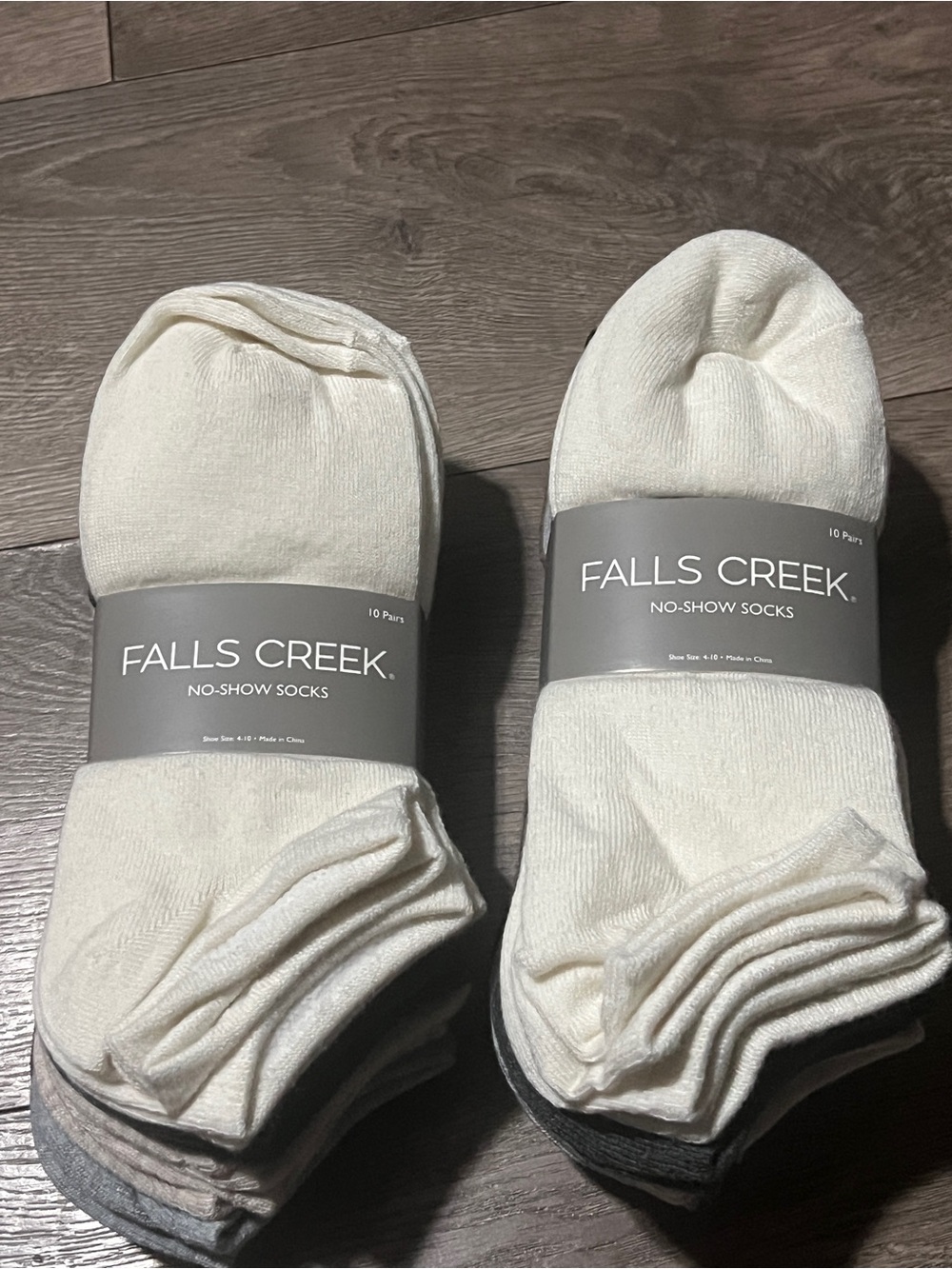 Falls Creek 20 Pairs No Show Socks Size 4-10 New